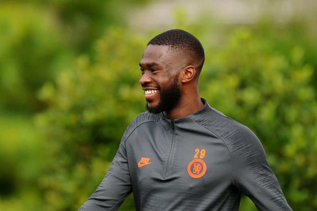 COBHAM, ENGLAND - SEPTEMBER 16: Fikayo Tomori of Chelsea looks on during the Chelsea FC training session on the eve of the UEFA Champions League match between Chelsea FC and Valencia CF at Chelsea Training Ground on September 16, 2019 in Cobham, England. (Photo by Alex Burstow/Getty Images)