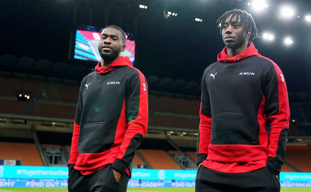 Photo LaPresse - Spada 26 january , 2021 Milan Italy Soccer A.C. Milan- Stagione 2020-2021 - Italian Cup -Quarter final - Inter Vs Milan In the pic: Tomori Meite PUBLICATIONxINxGERxSUIxAUTxONLY Copyright: xSpada/LaPressex