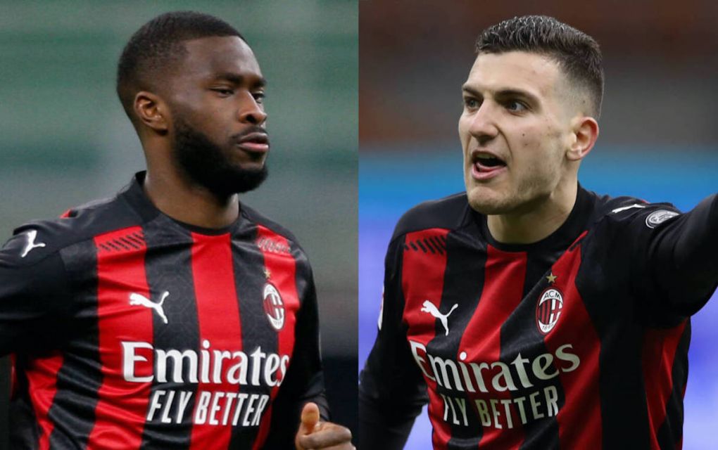 Diogo Dalot of AC Milan reacts during the Coppa Italia match at Giuseppe Meazza, Milan. Picture date: 26th January 2021. Picture credit should read: Jonathan Moscrop/Sportimage PUBLICATIONxNOTxINxUK SPI-0860-0144