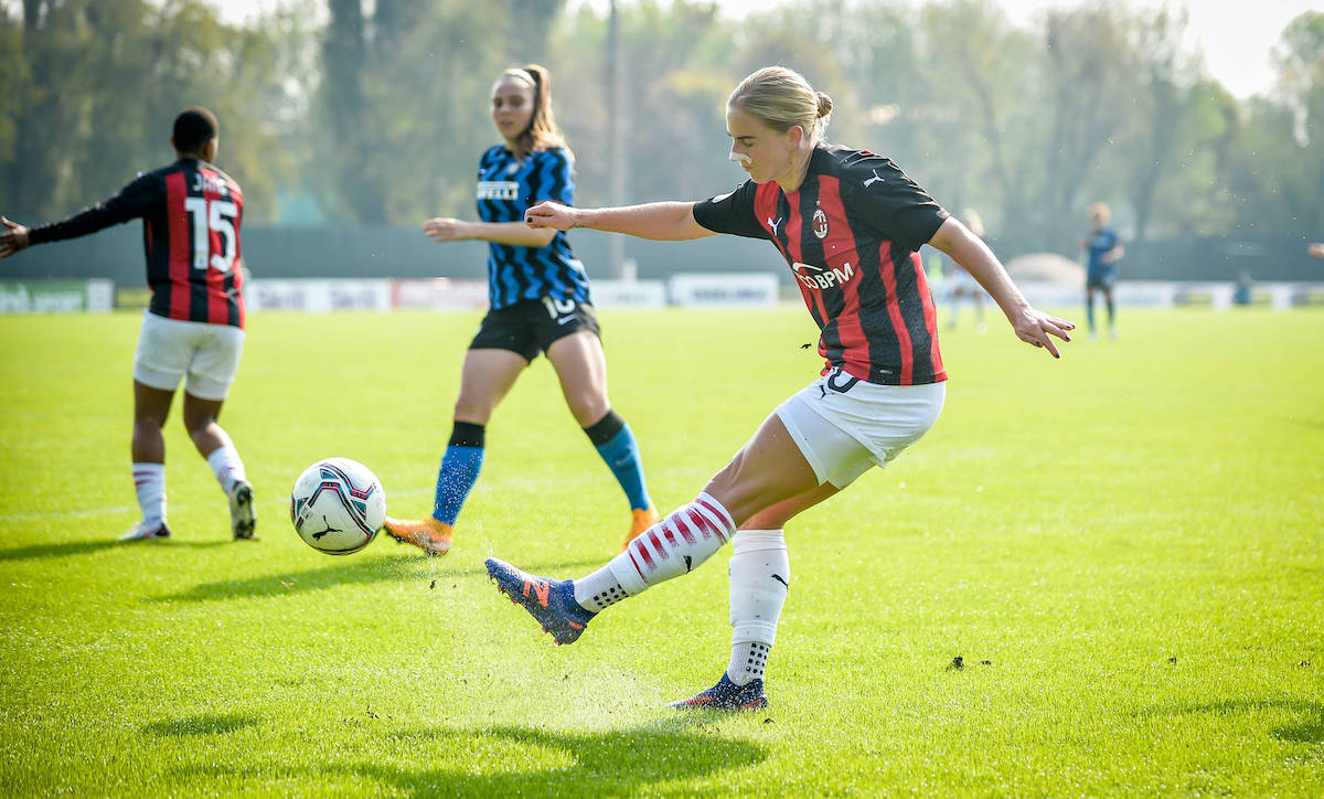 Foto Claudio Furlan - LaPresse 18 Ottobre 2020 Milano Italia News Campionato Serie A Femminile Milan vs Inter Nella foto: Natasha Dowie PUBLICATIONxINxGERxSUIxAUTxONLY Copyright: xClaudioxFurlan/LaPressex