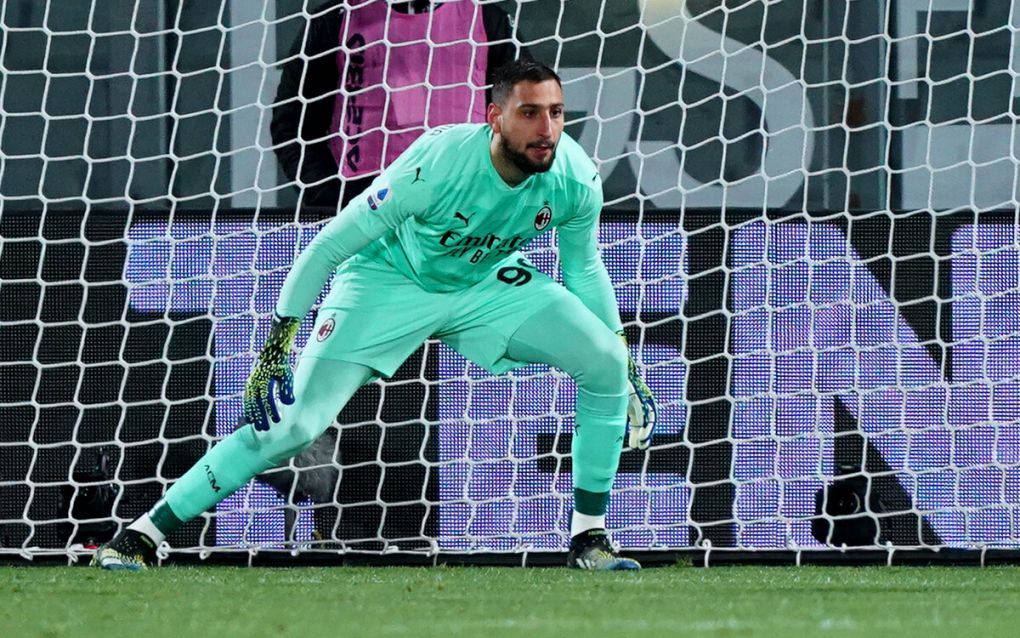 Photo LaPresse - Spada 13 February , 2021 La Spezia Italy Soccer A.C. Milan- Stagione 2020-2021 - Serie A Spezia vs Milan In the pic: Gianluigi Donnarumma PUBLICATIONxINxGERxSUIxAUTxONLY Copyright: xSpada/LaPressex