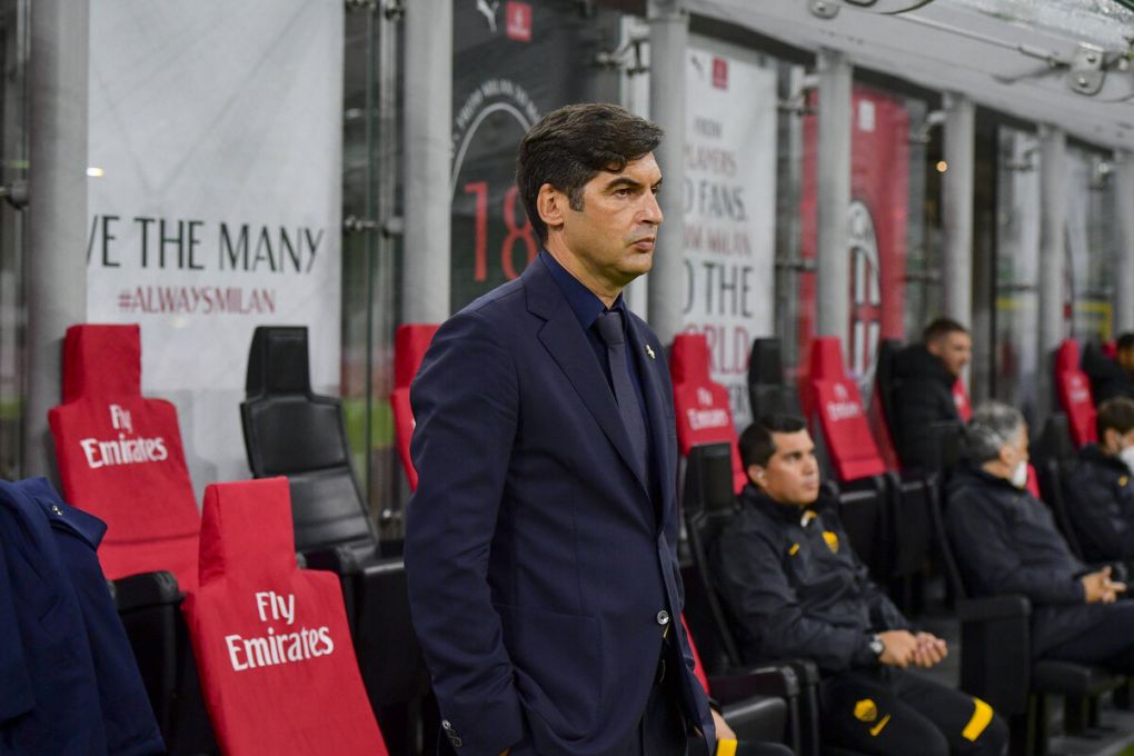 Photo Fabio Rossi/AS Roma/LaPresse 26/10/2020 Milan Italy Soccer Milan-Roma Italian Football Championship League Serie A Tim 2020/2021 - Stadio San Siro In the pic: Paulo Fonseca PUBLICATIONxINxGERxSUIxAUTxONLY Copyright: xFabioxRossi/ASxRoma/LaPresse LaPx