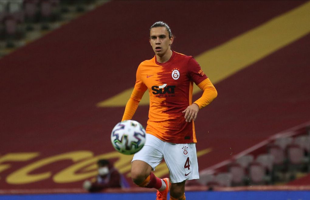 Galatasarays Taylan Antalyali during Galatasaray - Kayserispor Turkish Super League Game at TT Arena in Istanbul, Turkey, 23rd November, 2020. Copyright: TolgaxAdanali 16933226