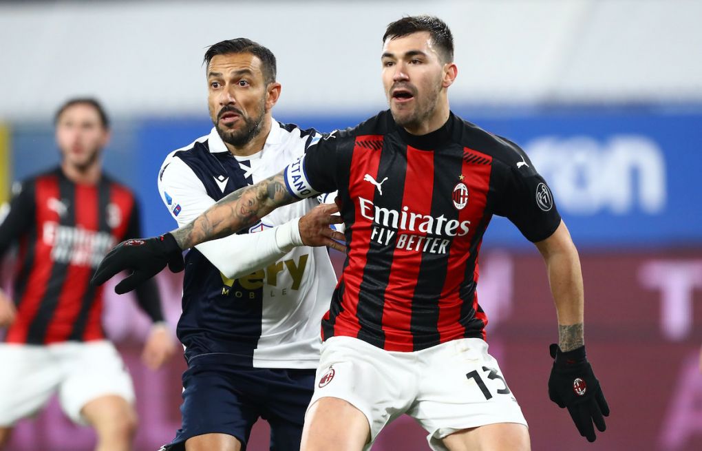 during the Serie A match between UC Sampdoria and AC Milan at Stadio Luigi Ferraris on December 6, 2020 in Genoa, Italy.