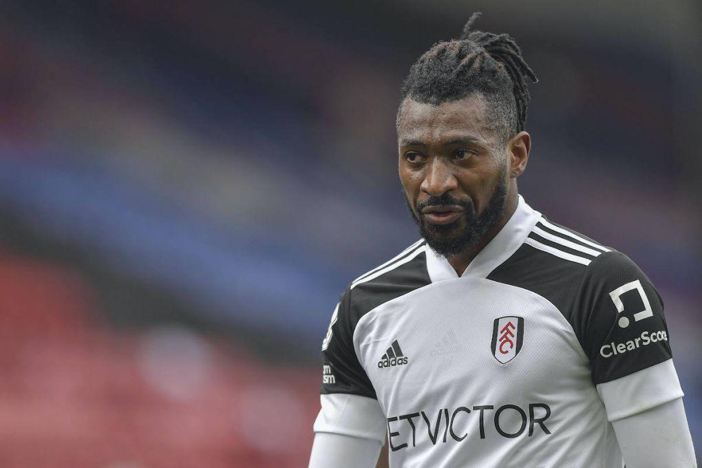 Andr-Frank Zambo Anguissa of Fulham during the Premier League behind closed doors match between Crystal Palace and Fulham at Selhurst Park, London, England on 28 February 2021. PUBLICATIONxNOTxINxUK Copyright: xVincexMignottx PMI-3985-0030