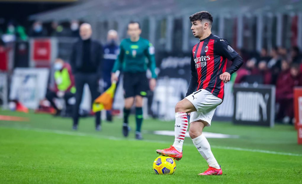 March 3, 2021, Milan, Italy: Milan, Italy, Giuseppe Meazza stadium, March 03, 2021, Brahim Diaz of AC Milan in action during AC Milan vs Udinese Calcio - Italian football Serie A match Italian football Serie A match - AC Milan vs Udinese Calcio, milan, Italy PUBLICATIONxINxGERxSUIxAUTxONLY - ZUMAl164 20210303_zsa_l164_149 Copyright: xFabrizioxCarabellix