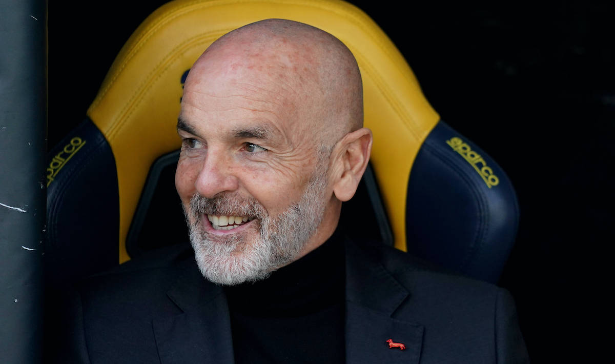 Photo LaPresse - Spada March 07 , 2021 Verona Italy Soccer A.C. Milan- Stagione 2020 2021 - Serie A Hellas Verona vs Milan In the pic: Stefano Pioli PUBLICATIONxNOTxINxITAxFRAxCHN Copyright: xSpada/LaPressex