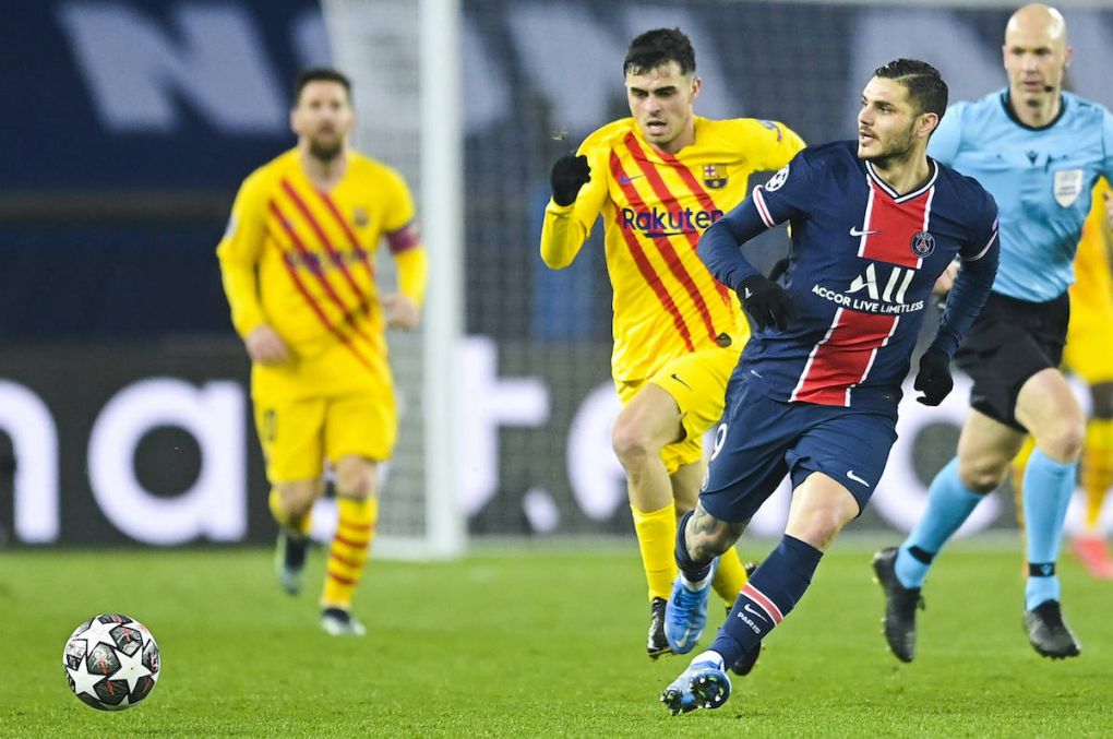 Mauro Icardi PSG FOOTBALL : PSG vs FC Barcelone - 1/8e de Finale retour Ligue des Champions - 10/03/2021 JBAutissier/Panoramic PUBLICATIONxNOTxINxFRAxITAxBEL