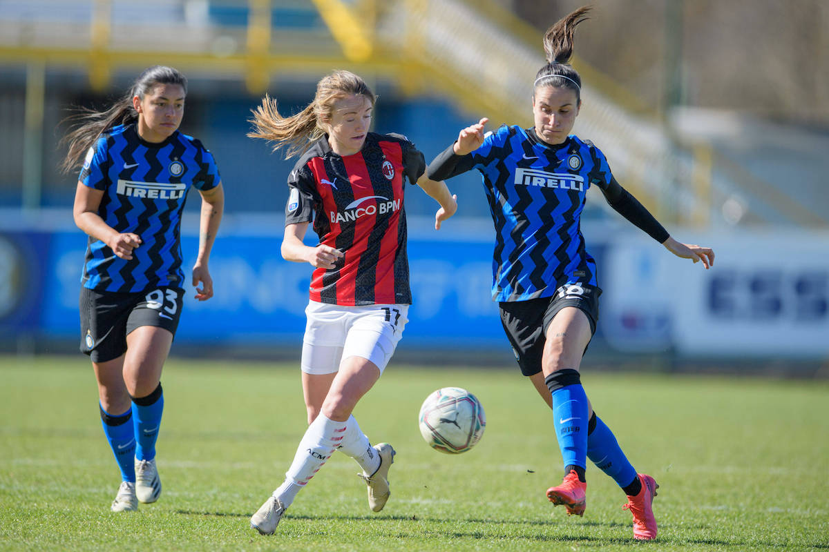 AC Milan Women lose first ever derby to Inter in first leg of cup