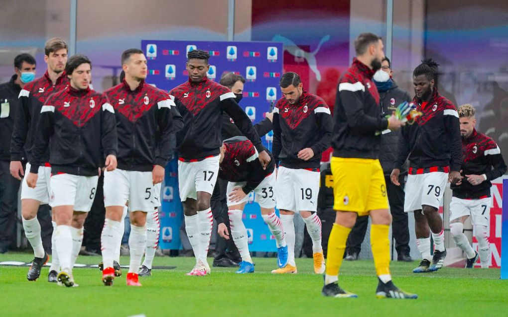 Photo LaPresse - Spada March 14 , 2021 Milan Italy Soccer A.C. Milan- Season 2021-2021 - Serie A Milan vs Napoli In the pic: jacket puma PUBLICATIONxNOTxINxITAxFRAxCHN Copyright: xSpada/LaPressex