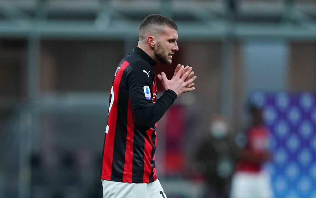 Photo LaPresse - Spada March 14 , 2021 Milan Italy Soccer A.C. Milan- Season 2021-2021 - Serie A Milan vs Napoli In the pic: Ante Rebic PUBLICATIONxNOTxINxITAxFRAxCHN Copyright: xSpada/LaPressex