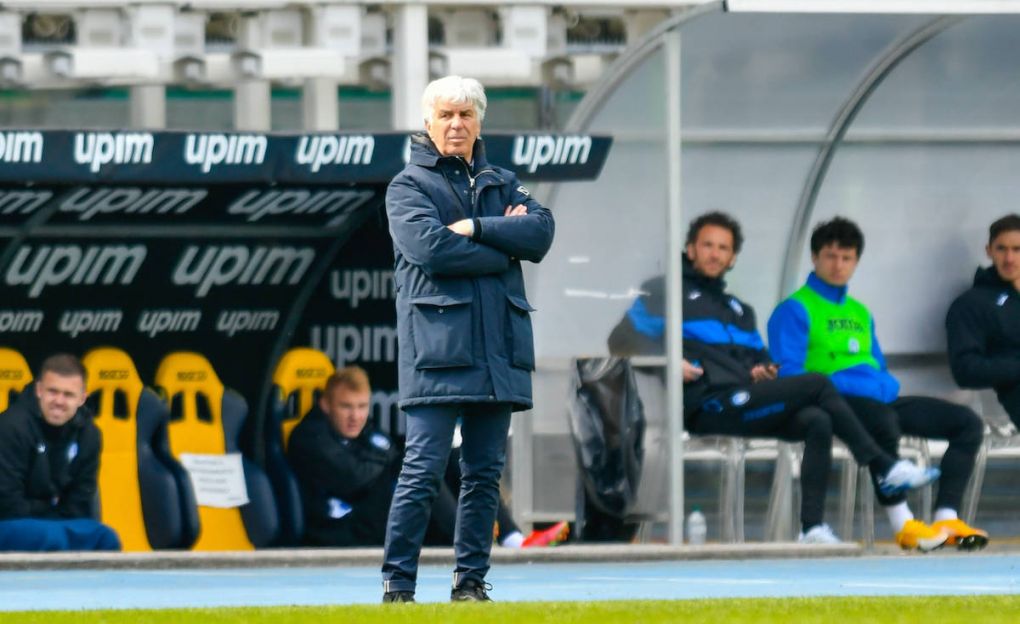 Gianpiero Gasperini Atalanta BC during Hellas Verona vs Atalanta BC, Italian football Serie A match in Verona, Italy, March 21 2021 PUBLICATIONxINxGERxSUIxAUTxONLY Copyright: xLiveMedia/AlessioxMarinix/xIPAx/xLiveMediax 0