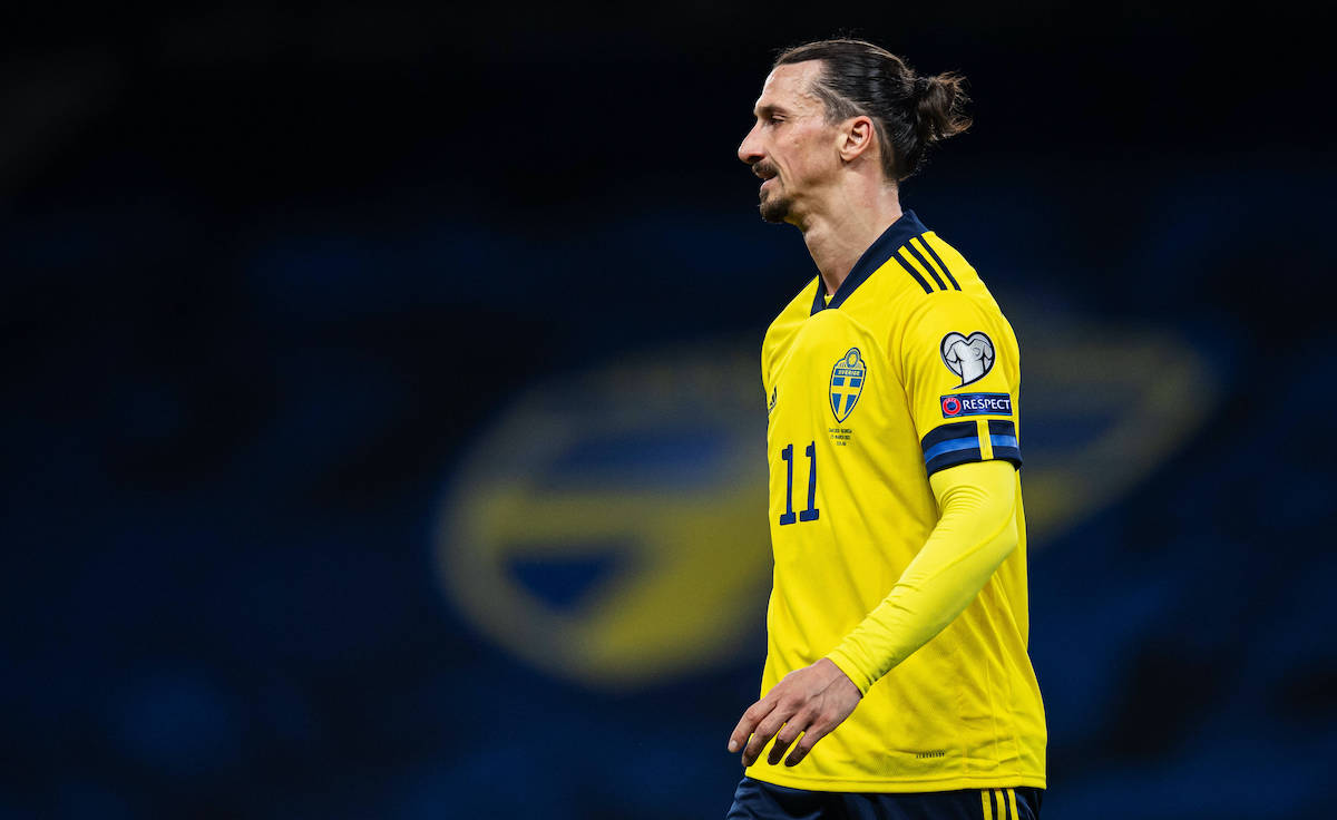 210325 Zlatan Ibrahimovic of Sweden during the FIFA World Cup, WM, Weltmeisterschaft, Fussball Qualifier football match between Sweden and Georgia on March 25, 2021 in Stockholm. Photo: Joel Marklund / BILDBYRAN / kod JM / JM0097 bbeng fotboll football soccer fotball vm-kval kval fifa world cup qualifier qualifier landskamp sverige sweden sverige a georgia georgien *** 210325 Zlatan Ibrahimovic of Sweden during the FIFA World Cup Qualifier football match between Sweden and Georgia on March 25, 2021 in Stockholm Photo Joel Marklund BILDBYRAN kod JM JM0097 bbeng fotboll football soccer fotball vm kval kval fifa world cup qualifier qualifier landskamp sverige sweden sverige a georgia Georgia, PUBLICATIONxNOTxINxSWExNORxAUT Copyright: JOELxMARKLUND BB210325JM167