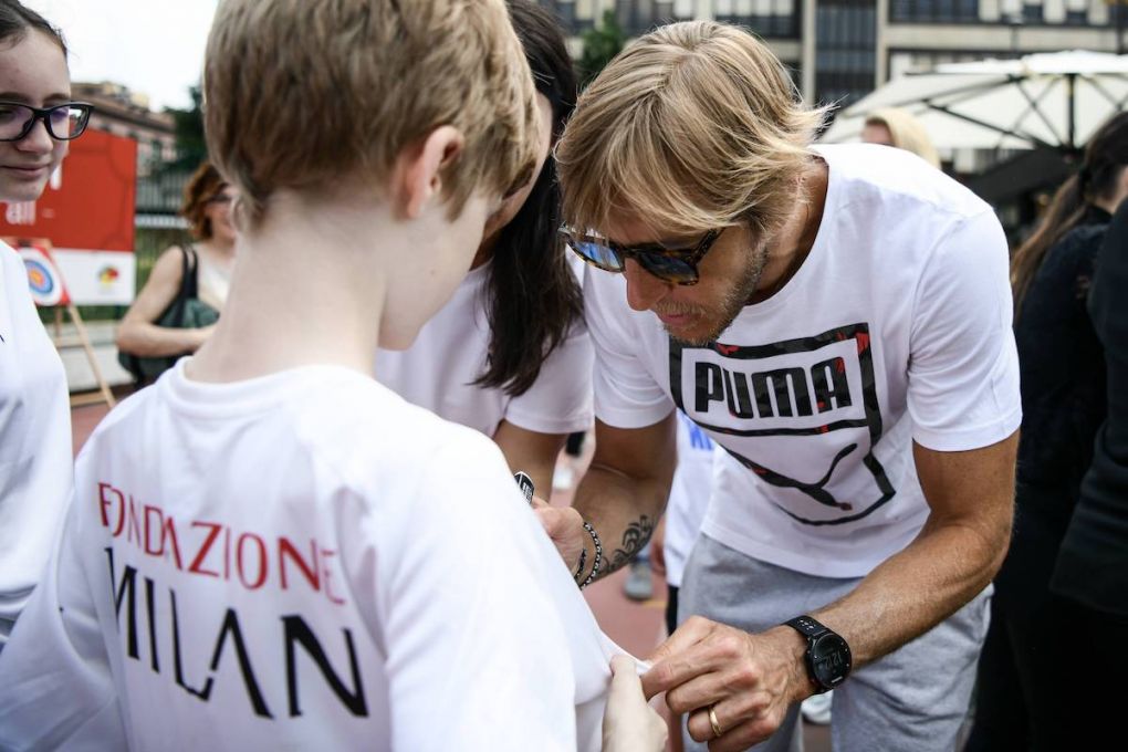 Foto Piero Cruciatti / LaPresse 08/06/2019 - Milano, Italia AC Milan - Sport 4 All in via Moscova Nella foto: Massimo Ambrosini Foto Piero Cruciatti / LaPresse 08/06/2019 - Milano, Italia Sport AC Milan - Sport 4 All in via Moscova In the photo: Massimo Ambrosini PUBLICATIONxINxGERxSUIxAUTxONLY Copyright: xPieroxCruciatti/LaPressex