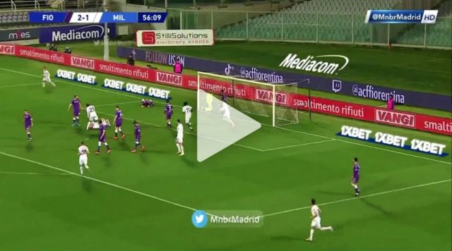 Watch: Real Madrid Loanee Brahim Diaz Levels For Milan Against Fiorentina