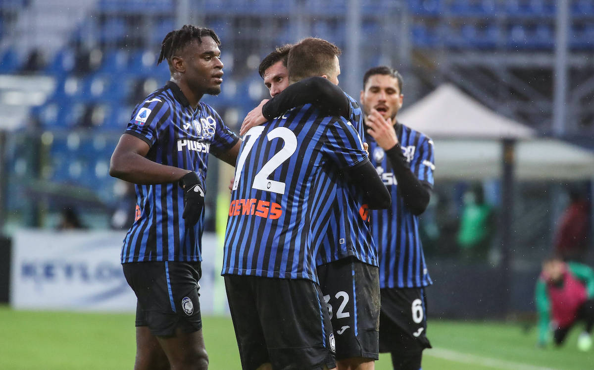 Photo Stefano Nicoli/LaPresse 03-01-2021 Soccer Atalanta Vs Sassuolo Serie A Tim 2020/2021 Gewiss Stadium In The Picture Matteo Pessina celebrates after scoring with Josip Ilicic Duvan Zapata PUBLICATIONxINxGERxSUIxAUTxONLY Copyright: xSTEFANOxNICOLI/LaPressexPhoto Stefano Nicoli/LaPresse 03-01-2021 Soccer Atalanta Vs Sassuolo Serie A Tim 2020/2021 Gewiss Stadium In The Picture Matteo Pessina celebrates after scoring with Josip Ilicic Duvan Zapata PUBLICATIONxINxGERxSUIxAUTxONLY Copyright: xSTEFANOxNICOLI/LaPressex