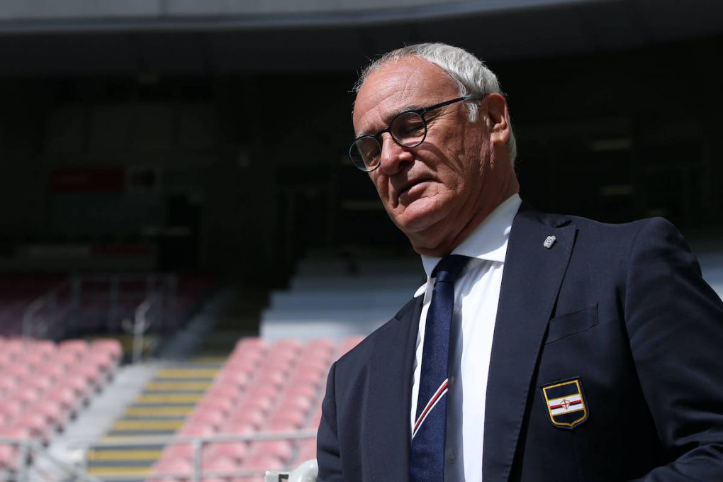 Claudio Ranieri Head coach of UC Sampdoria during the Serie A match at Giuseppe Meazza, Milan. Picture date: 3rd April 2021. Picture credit should read: Jonathan Moscrop/Sportimage PUBLICATIONxNOTxINxUK SPI-0982-0015