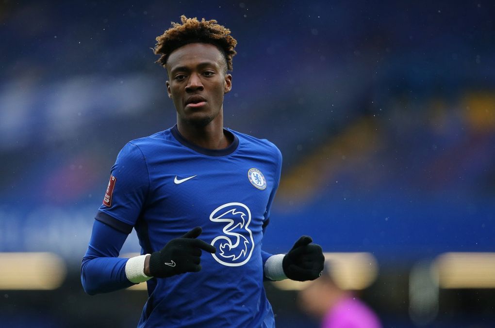 Tammy Abraham of Chelsea during the FA Cup match at Stamford Bridge, London. Picture date: 24th January 2021. Picture credit should read: Paul Terry/Sportimage PUBLICATIONxNOTxINxUK SPI-0871-0066