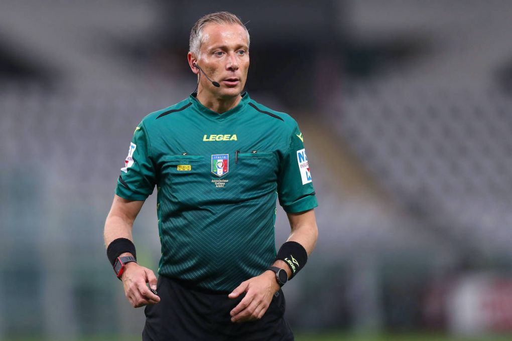 Torino Fc - Ssc Napoli Turin, Italy, 26th April 2021. Paolo Valeri , official referee, looks on during the Serie A match between Torino Fc and Ssc Napoli at Stadio Grande Torino, Turin. Torino Stadio Grande Torino Italy Copyright: xMarcoxCanonierox