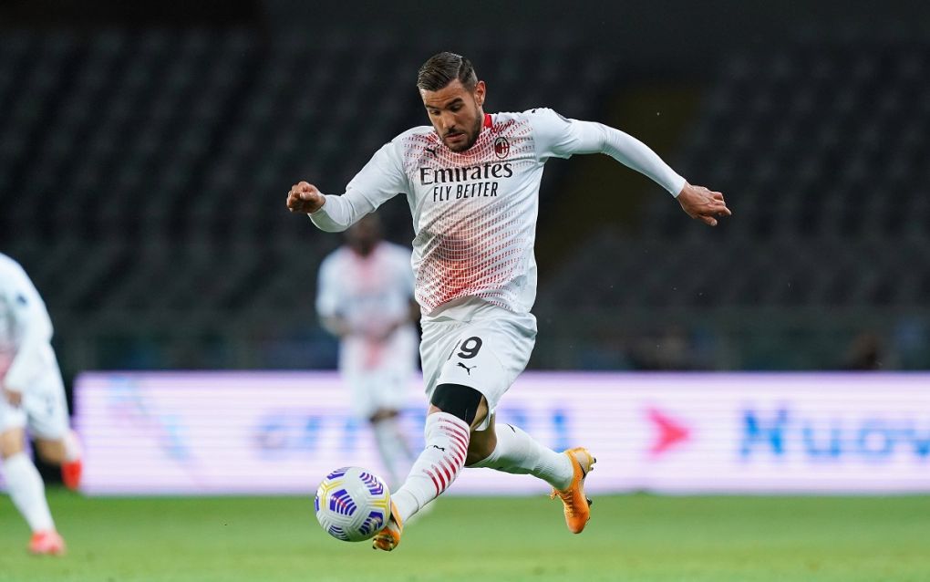 Photo LaPresse - Spada May 12 , 2021 Turin Italy Soccer AA.C. Milan- Season 2020-2021 - Serie A Torino vs Milan In the pic: Theo Hernandez PUBLICATIONxNOTxINxITAxFRAxCHN Copyright: xSpada/LaPressex