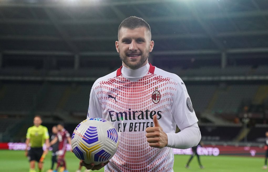 Photo LaPresse - Spada May 12 , 2021 Turin Italy Soccer AA.C. Milan- Season 2020-2021 - Serie A Torino vs Milan In the pic: Ante Rebic PUBLICATIONxNOTxINxITAxFRAxCHN Copyright: xSpada/LaPressex