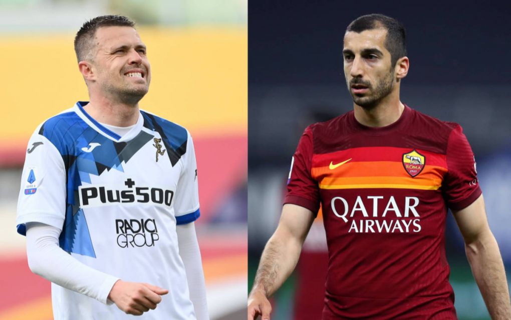 Fc Internazionale - As Roma Henrikh Mkhitaryan of As Roma looks on during the Serie A match between Fc Internazionale and As Roma. Milano Stadio Giuseppe Meazza Italy Copyright: xMarcoxCanonierox