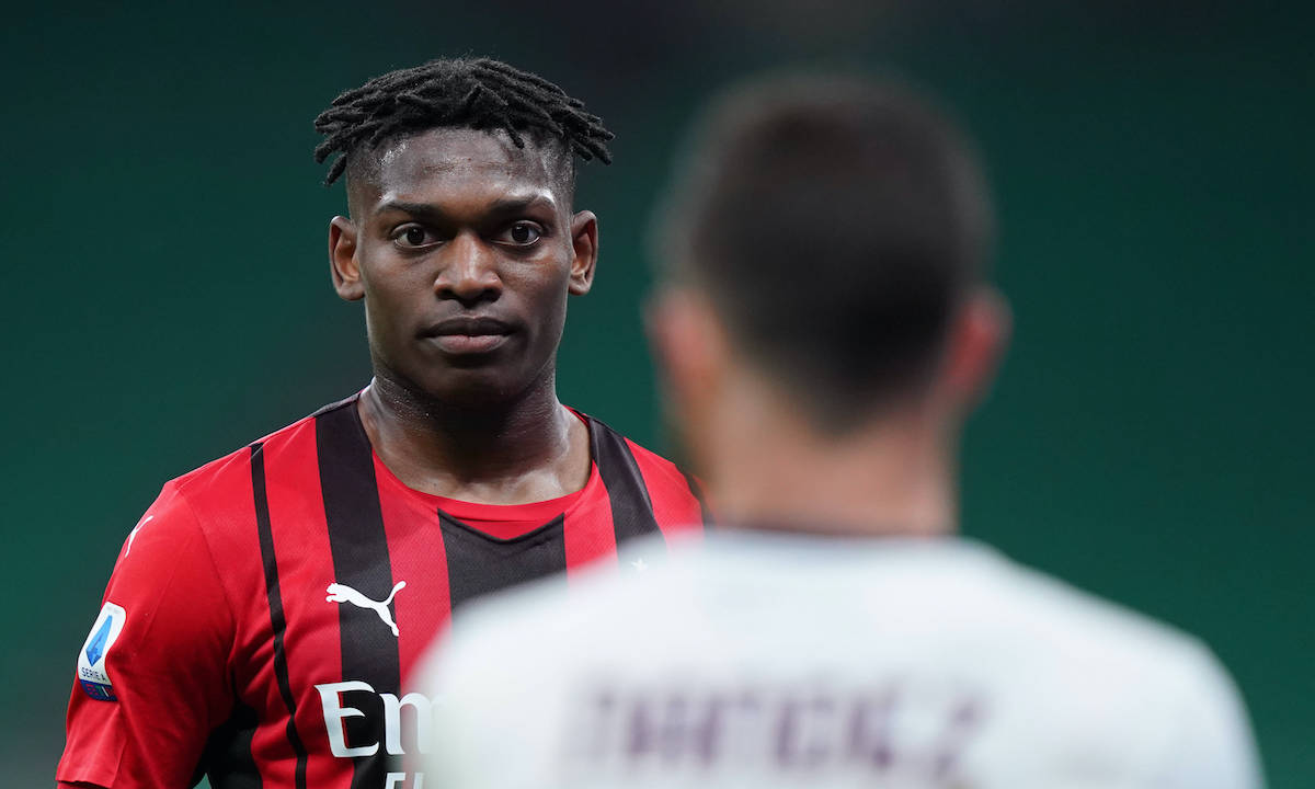 Photo LaPresse - Spada May 16 , 2021 Milan Italy Soccer A.C. Milan- Season 2020-2021 - Serie A Milan vs Cagliari In the pic Rafael Leao PUBLICATIONxNOTxINxITAxFRAxCHN Copyright: xSpada/LaPressexPhoto LaPresse - Spada May 16 , 2021 Milan Italy Soccer A.C. Milan- Season 2020-2021 - Serie A Milan vs Cagliari In the pic Rafael Leao PUBLICATIONxNOTxINxITAxFRAxCHN Copyright: xSpada/LaPressex