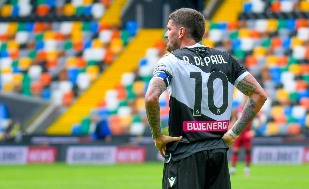 May 16, 2021, Udine, Italy: Udine, Italy, Friuli - Dacia Arena stadium, May 16, 2021, Rodrigo De Paul Udinese during Udinese Calcio vs UC Sampdoria - Italian football Serie A match Italian football Serie A match - Udinese Calcio vs UC Sampdoria, udine, Italy PUBLICATIONxINxGERxSUIxAUTxONLY - ZUMAl164 20210516_zsa_l164_438 Copyright: xEttorexGriffonix