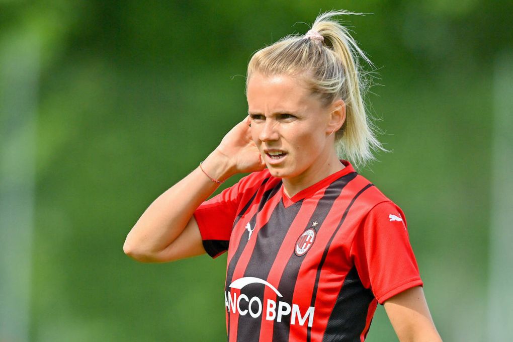 Milan, Italy, 23.05.21 Julia Simic 91 AC Milan during the women Serie A match between AC Milan and Hellas Verona at Vismara Sports Center in Milan, Italy Women Serie A - AC Milan v Hellas Verona PUBLICATIONxNOTxINxBRA