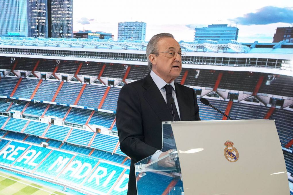 Real Madrid s President Florentino Perez. February 18, 2020. 2020021813