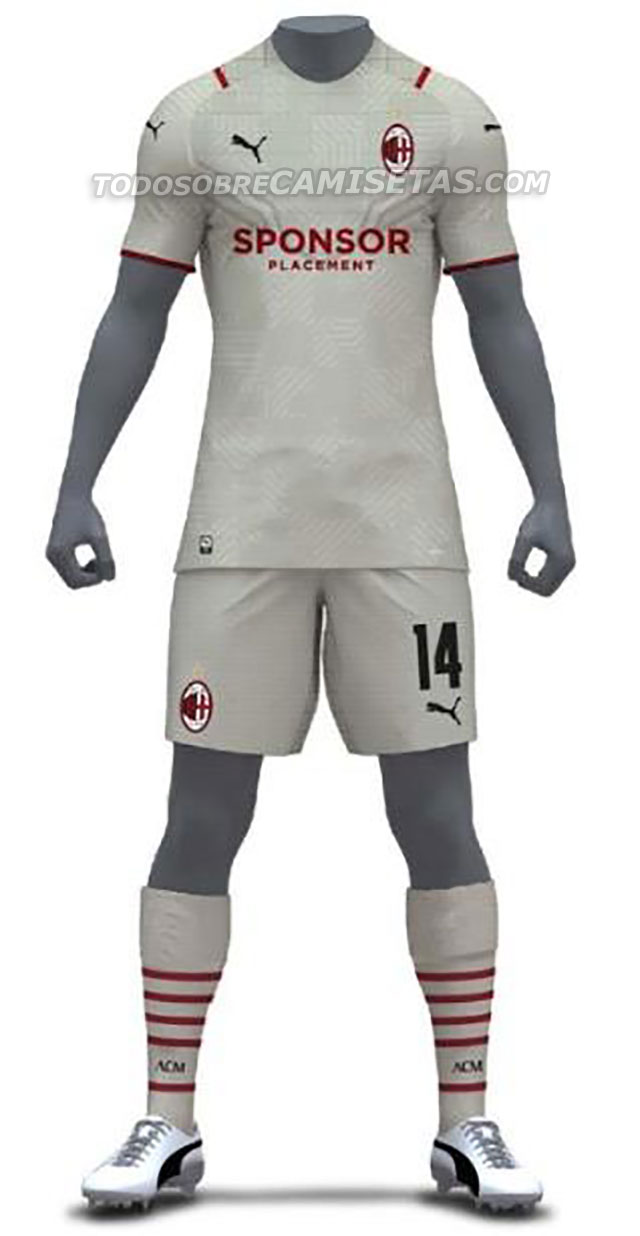 AC Milan Launch Their Away Shirt For The 2021/22 Season - The AC