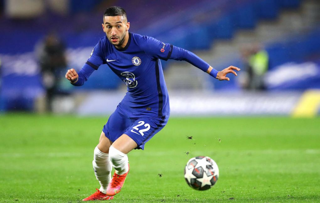 Hakin Ziyech of Chelsea during the UEFA Champions League match at Stamford Bridge, London. Picture date: 17th March 2021. Picture credit should read: Sportimage PUBLICATIONxNOTxINxUK SPI-0967-0015