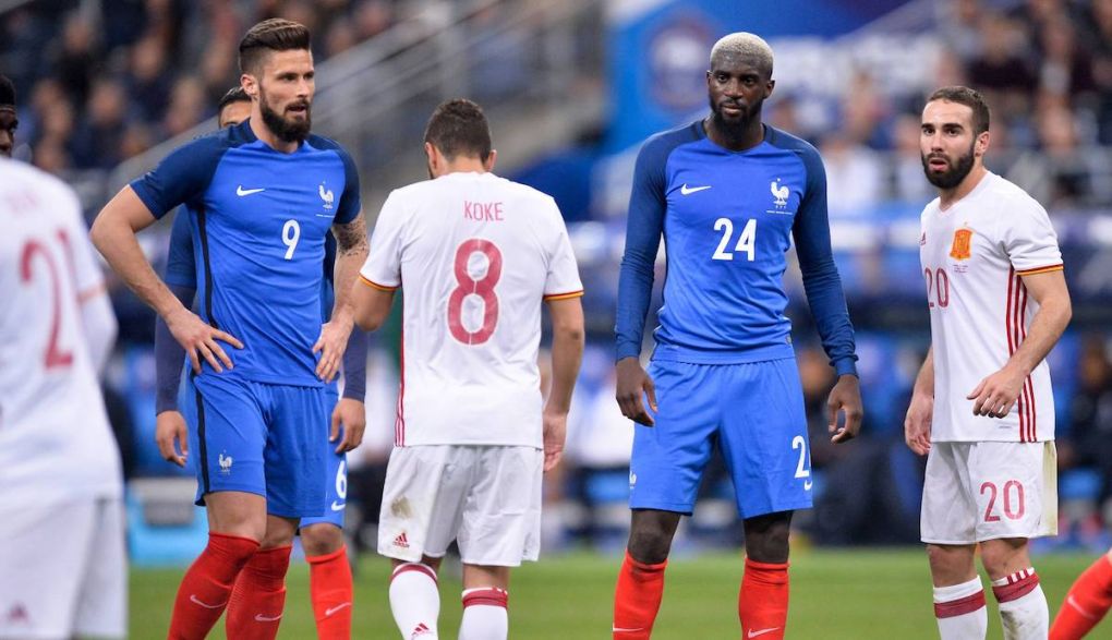 24 TIEMOUE BAKAYOKO (fra) - 09 OLIVIER GIROUD (fra) - 20 Daniel Carvajal (esp) FOOTBALL : France vs Espagne - Match Amical - 28/03/2017 AnthonyBIBARD/FEP/Panoramic PUBLICATIONxNOTxINxFRAxITAxBEL 24 Tiemoue Bakayoko FRA 09 Olivier Giroud FRA 20 Daniel Carvajal ESP Football France vs Espagne Match Amical 28 03 2017 AnthonyBibard FEP Panoramic PUBLICATIONxNOTxINxFRAxITAxBEL
