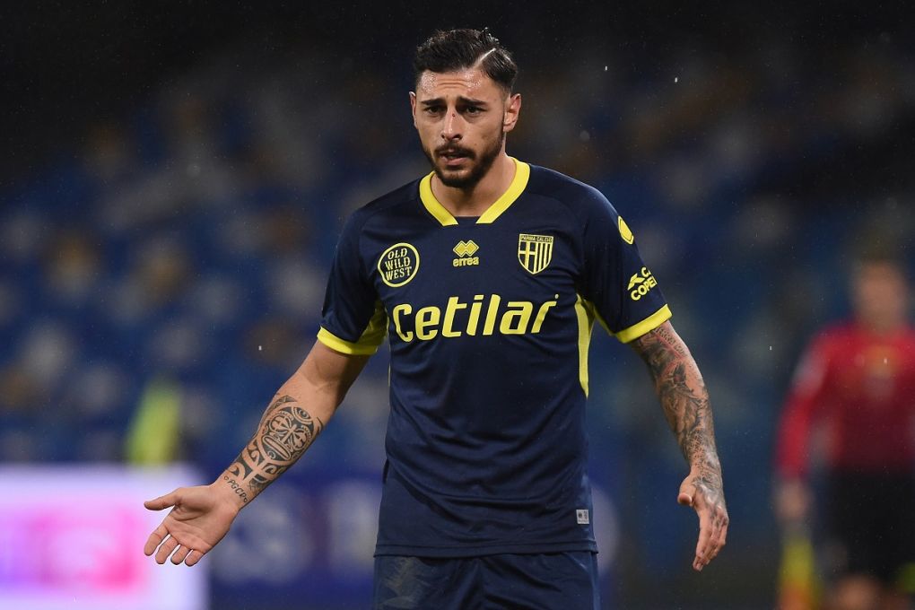 Giuseppe Pezzella of Parma Calcio during the Serie A match between SSC Napoli and Parma Calcio at Stadio Diego Armando Maradona Naples Italy on 31 January 2021. Naples Stadio Diego Armando Maradona Naples Italy Copyright: xFrancoxRomanox SP24-0487