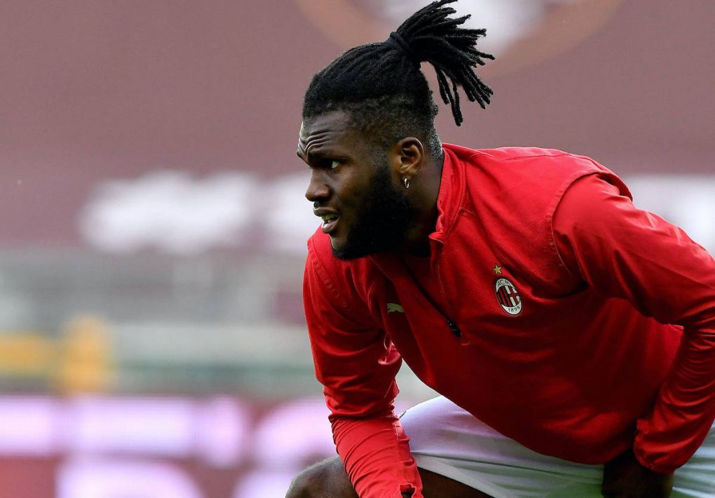 May 12, 2021, Turin, Italy: Franck Kessie of AC Milan warms up during the Serie A 2020/21 football match between Torino FC and AC Milan at Stadio Olimpico Grande Torino, Turin, Italy on May 12, 2021 - Photo ReporterTorino / LiveMedia Italian football Serie A match - Torino FC vs AC Milan, turin, Italy PUBLICATIONxINxGERxSUIxAUTxONLY - ZUMAl164 20210512_zsa_l164_621 Copyright: xReporterxTorinox