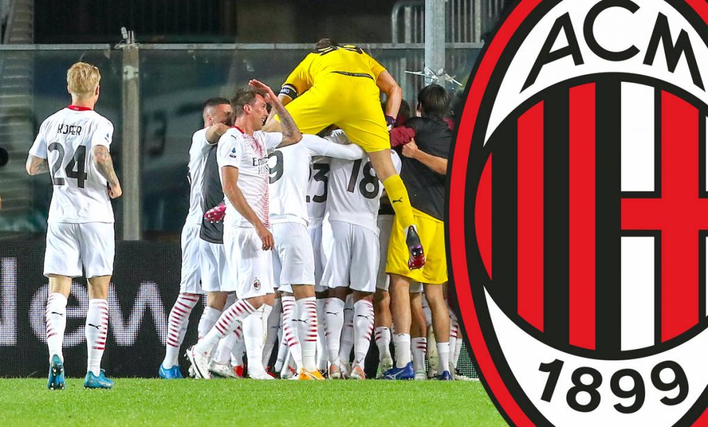 Photo Stefano Nicoli/LaPresse 23-05-2021 Soccer Atalanta Vs Milan Serie A Tim 2020/2021 Gewiss Stadium In The Picture Franck Kessie celebrates after scoring with teammates PUBLICATIONxNOTxINxITAxFRAxCHN Copyright: xStefanoxNicoli/LaPressex