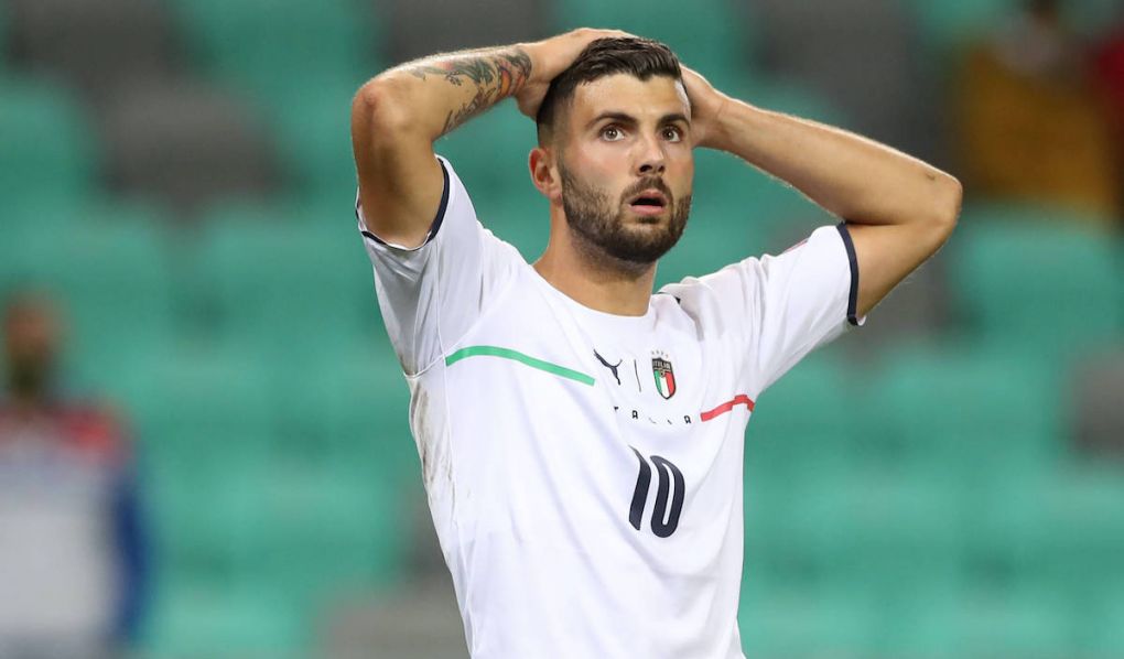 Ljubljana, Slovenia, 31st May 2021. Patrick Cutrone of Italy reacts during the UEFA U21, U 21 Championships 2021 match at Stadion Stoczicw, Ljubljana. Picture credit should read: Jonathan Moscrop / Sportimage PUBLICATIONxNOTxINxUK SPI-1070-0056