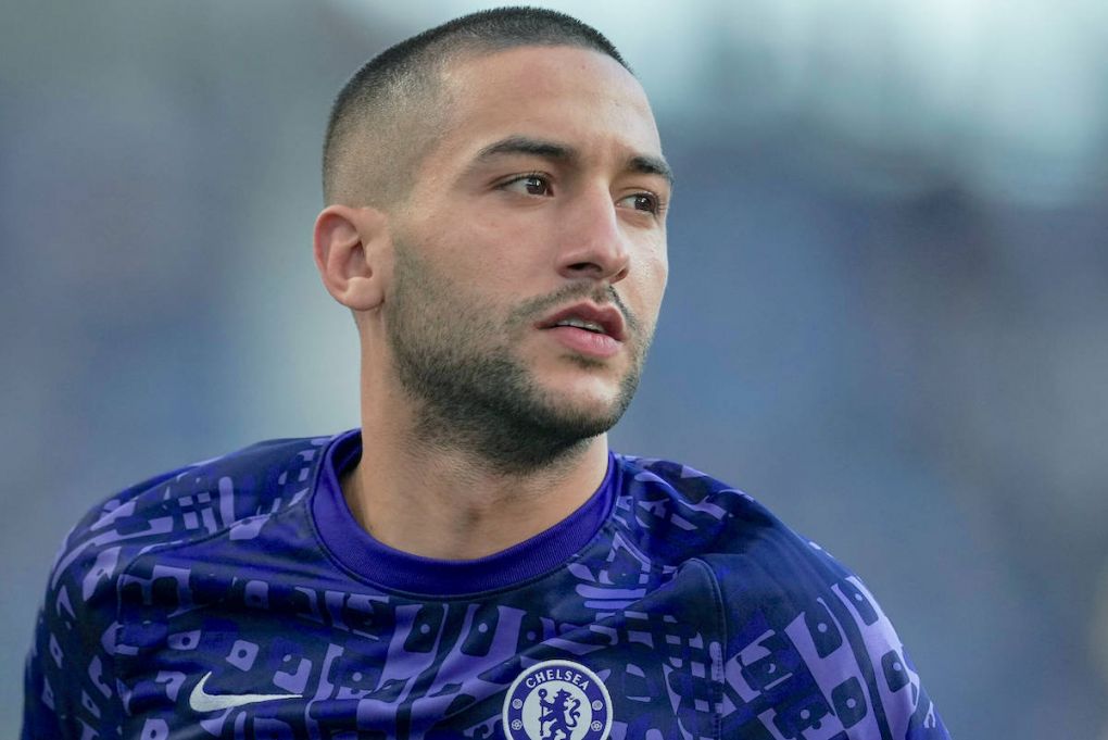 Hakim Ziyech of Chelsea warm up pre match during the UEFA Champions League Final match between Manchester City and Chelsea at The Estadio do Dragao, Porto, Portugal on 29 May 2021. PUBLICATIONxNOTxINxUK Copyright: xAndyxRowlandx PMI-4238-0334