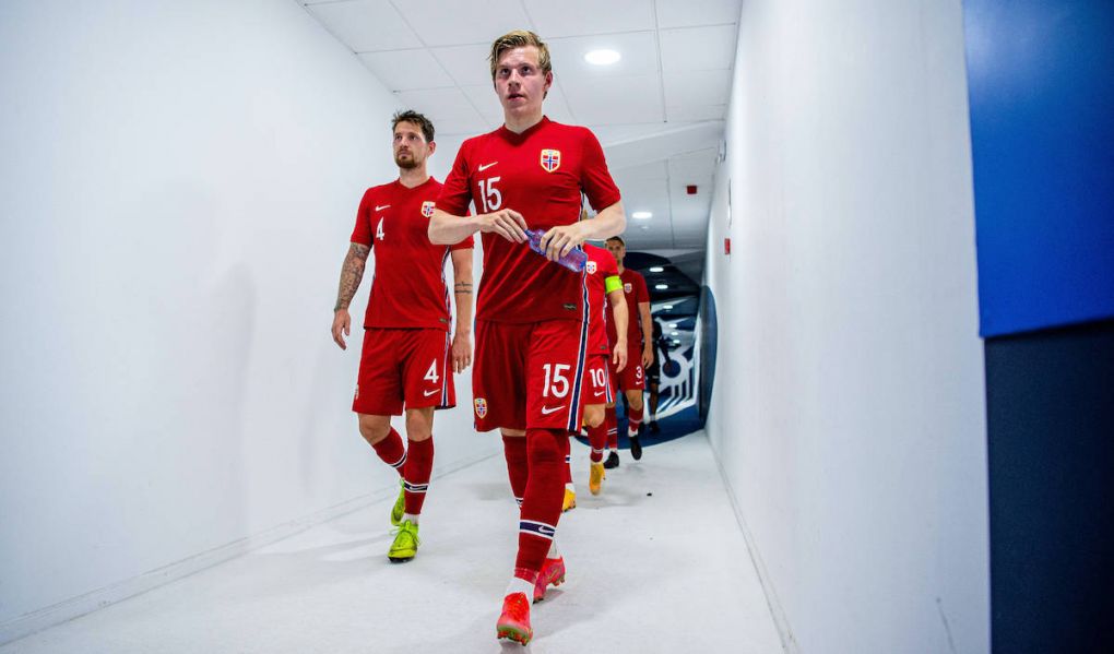 210602 Jens Petter Hauge of Norway at half-time during the International Friendly, L‰nderspiel, Nationalmannschaft football match between Norway and Luxembourg on June 2, 2021 in Malaga. Photo: Vegard Wivestad Grott / BILDBYRAN / kod VG / VG0129 bbeng fotboll football soccer fotball tr‰ningslandskamp privatlandskamp landskamp international friendly norge norway luxembourg luxemburg *** 210602 Jens Petter Hauge of Norway at half time during the international friendly football match between Norway and Luxembourg on June 2, 2021 in Malaga Photo Vegard Wivestad Grott BILDBYRAN kod VG VG0129 bbeng fotboll football soccer fotball tr‰ningslandskamp privatlandskamp landskamp international friendly norway norway luxembourg luxemburg, PUBLICATIONxNOTxINxSWExNORxAUT Copyright: VEGARDxWIVESTADxGRoTT BB210602VG110