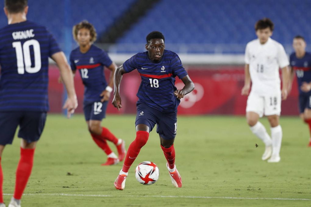 Randal Kolo Muani FRA, JULY 28, 2021 - Football / Soccer : Tokyo 2020 Olympic Games, Olympische Spiele, Olympia, OS Men s football 1st round group A match between France 0-4 Japan at the International Stadium Yokohama in Yokohama, Japan. Noxthirdxpartyxsales PUBLICATIONxNOTxINxJPN 165779567