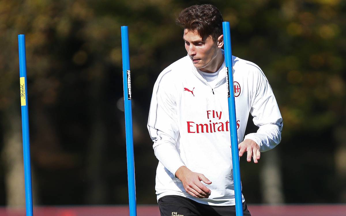 Mattia Caldara of AC Milan