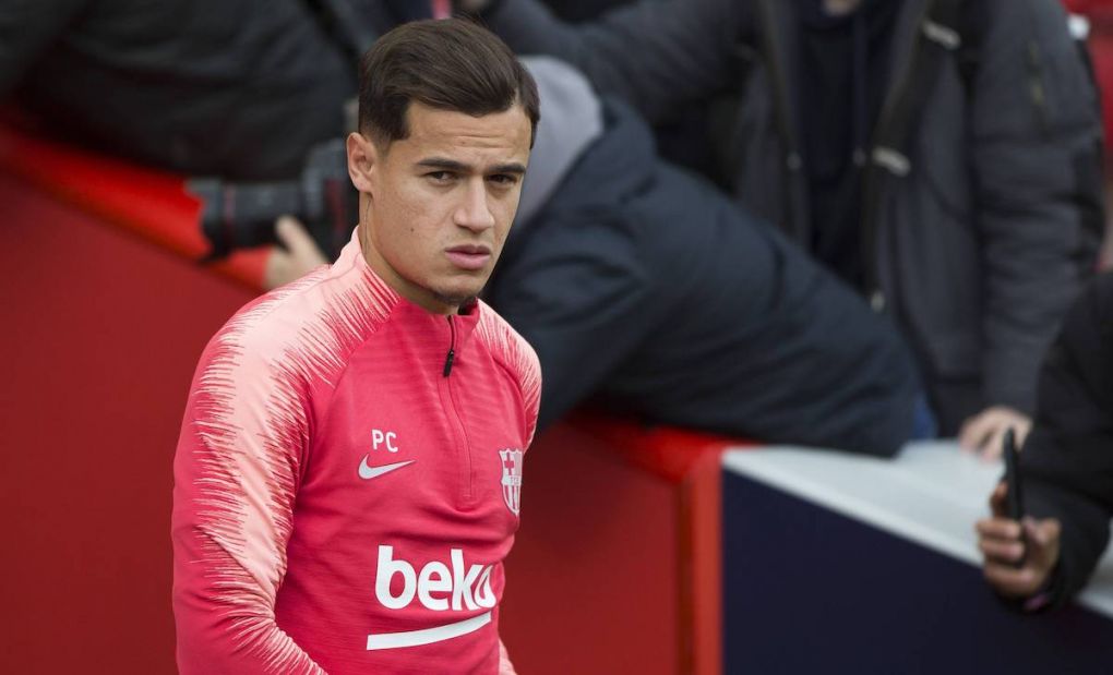 6th May 2019, Anfield, Liverpool, England; UEFA Champions League football, Liverpool versus Barcelona pre match training ahead of the second leg at Anfield ; Philippe Coutinho of Barcelona walks from the players tunnel PUBLICATIONxINxGERxSUIxAUTxHUNxSWExNORxDENxFINxONLY ActionPlus12131979 DavidxBlunsden