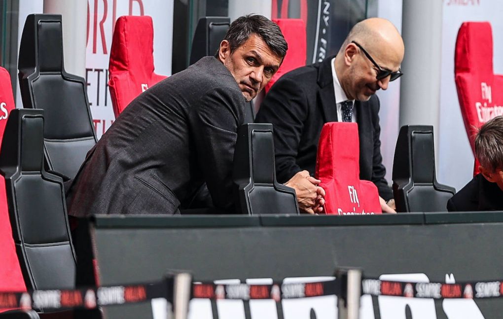 Paolo Maldini Technical Area Director of AC Milan and Ivan Gazidis A.D. of AC Milan