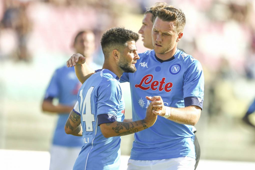 Napoli s Italian striker Lorenzo Insigne
