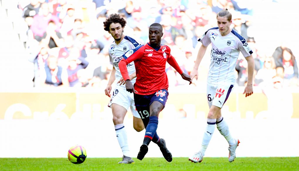 YACINE ADLI (BOR) - 26 TOMA BASIC (BOR) FOOTBALL : Lille vs Bordeaux