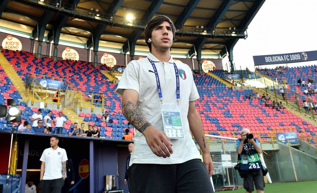 Sandro Tonali of Italy