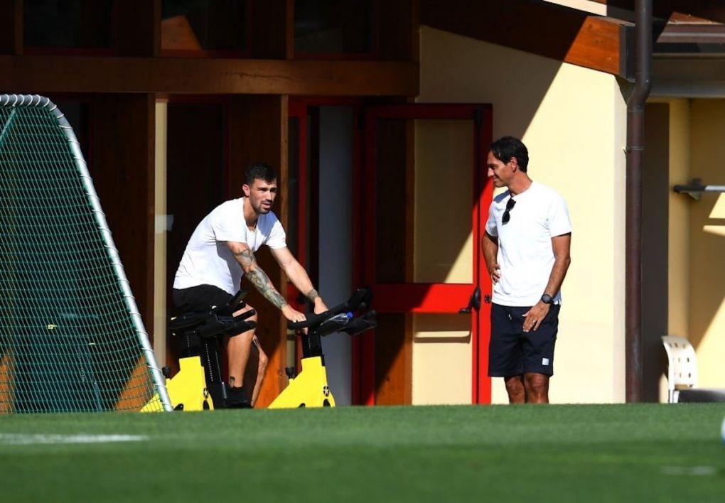 Alessio Romagnoli Nesta of AC Milan