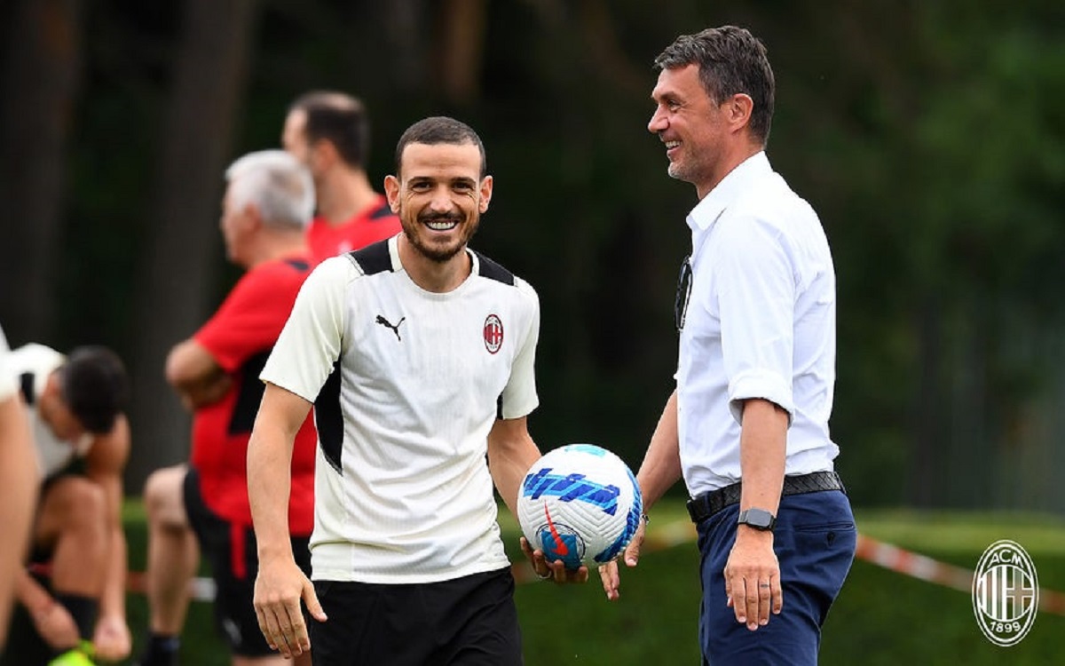 Alessandro Florenzi and Paolo Maldini