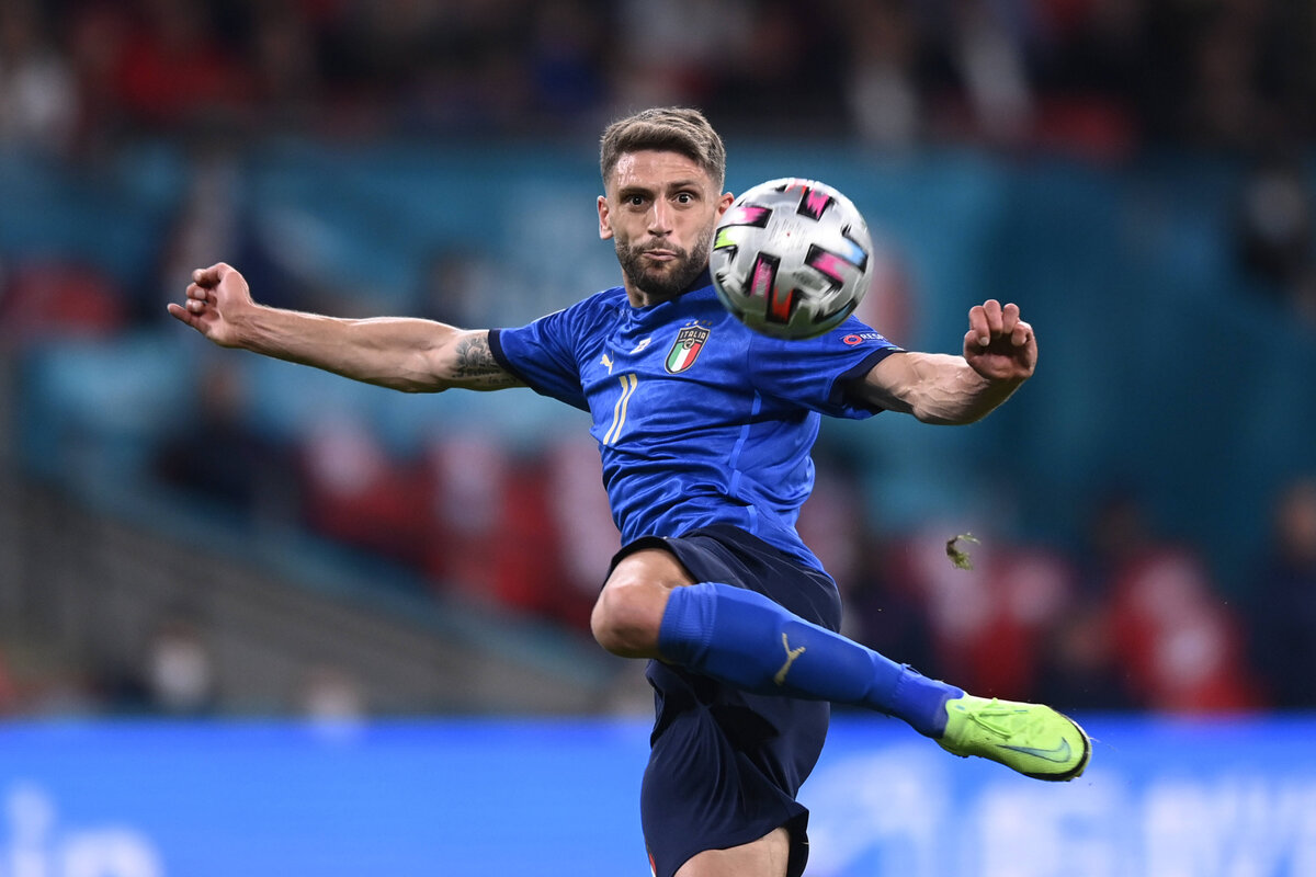 Photo LaPresse - Fabio Ferrari July 11, 2021 - London, Great Britain soccer IItaly vs England - Euro 2020 Final - Wembley Stadium, London In the pic: Domenico Berardi PUBLICATIONxNOTxINxITAxFRAxCHN Copyright: xFabioxFerrari/lLaPressex