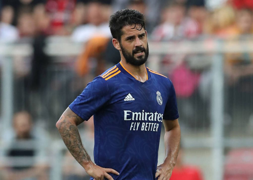Klagenfurt, Austria, 8th August 2021. Isco of Real Madrid during the Pre Season Friendly match at Worthersee Stadion, Klagenfurt. Picture credit should read: Jonathan Moscrop / Sportimage PUBLICATIONxNOTxINxUK SPI-1115-0218